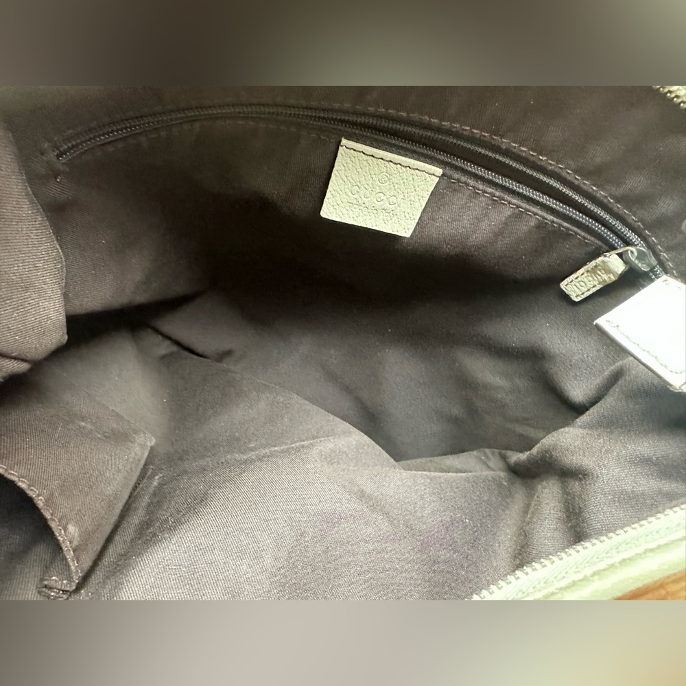 Authentic GUCCI Abbey Guccissima Canvas GG Shoulder Tote Bag - Picture 13 of 16
